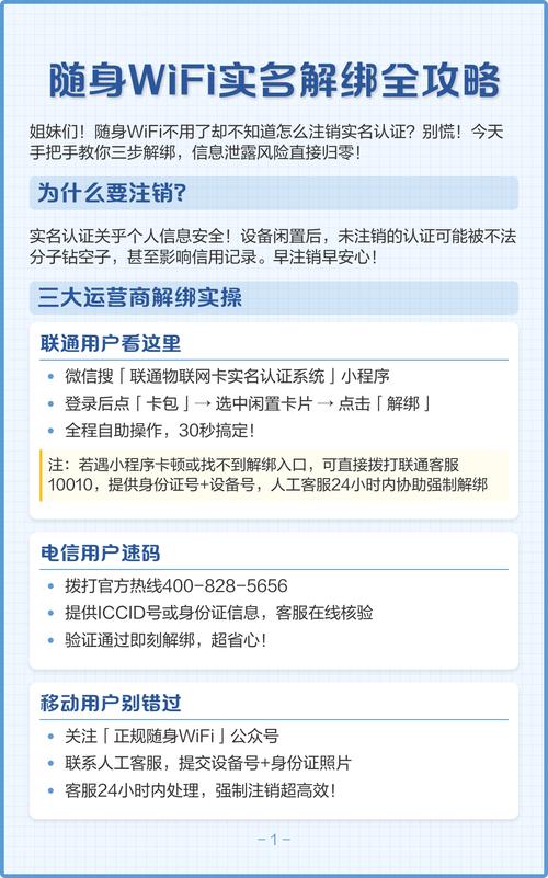 随身wifi实名解绑全攻略
