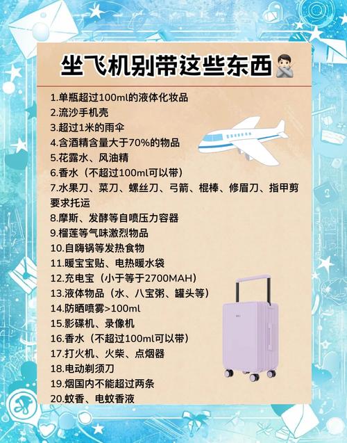 春运出行必备高铁飞机携带物品指南