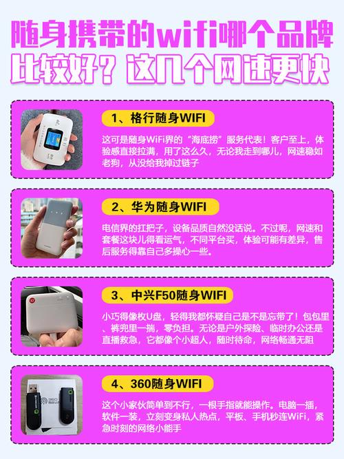 7 有哪些移动wifi哪个品牌最好用网速最快随身携带的wifi什么牌子收费