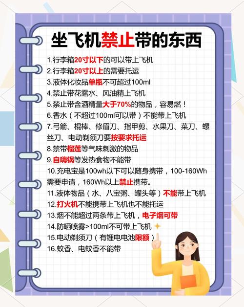 飞行必备携带物品指南